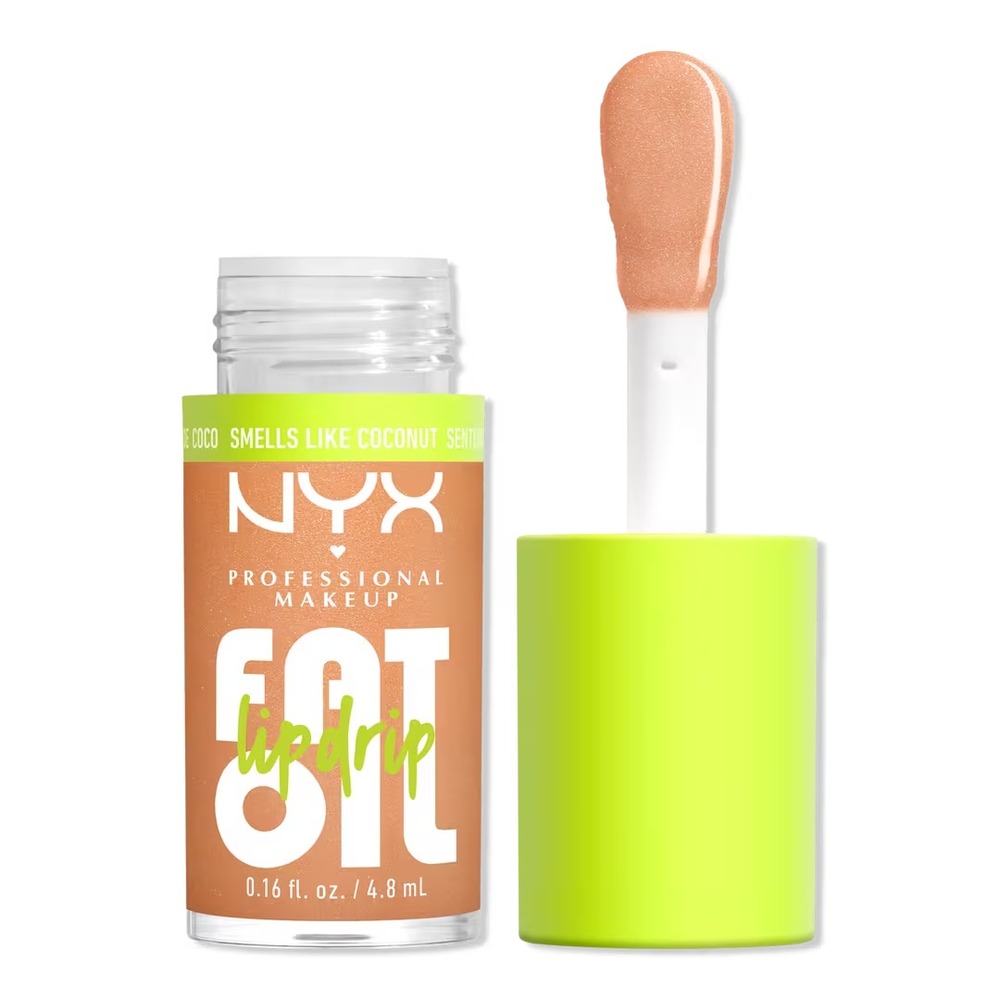 NYX Professional Makeup Fat Oil Lip Drip Lip Oil Coconut Cutie 0.16 fl oz